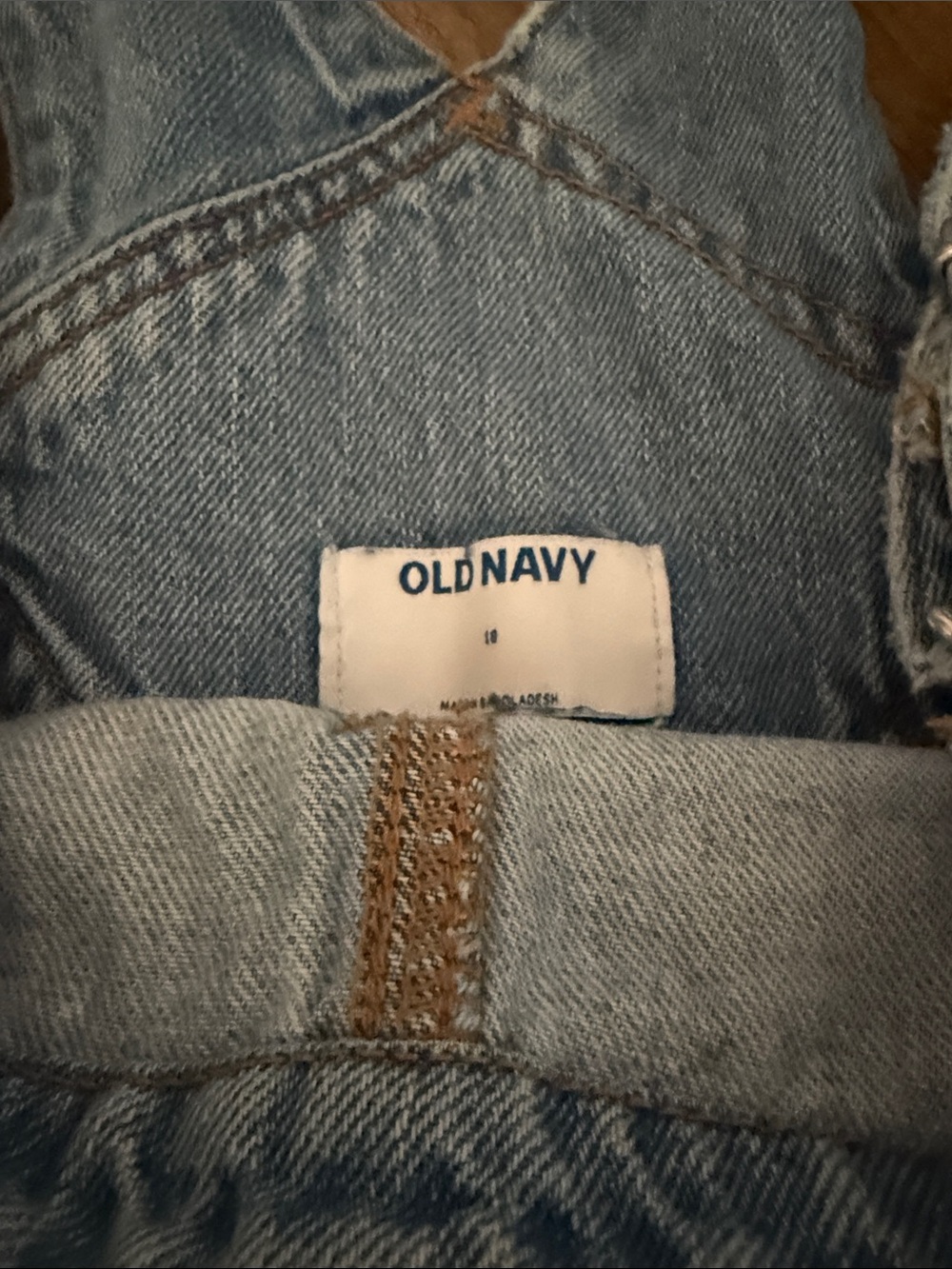 Old navy distressed overalls - Picture 2 of 6